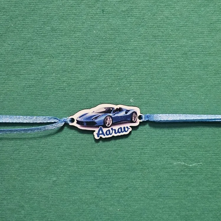 MDF Ferrari sublimation Rakhi